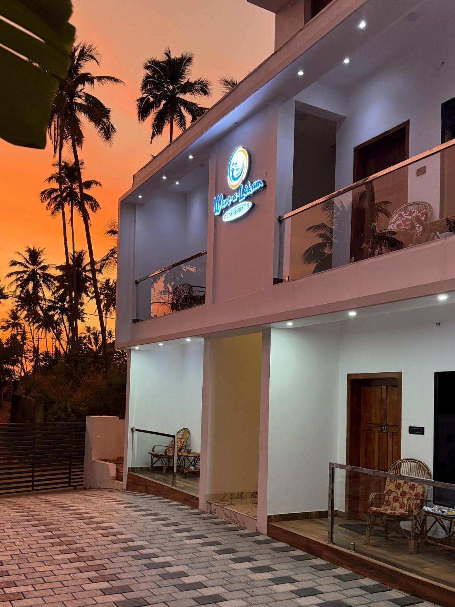 Wavealokam Beach Retreat Varkala Exterior foto